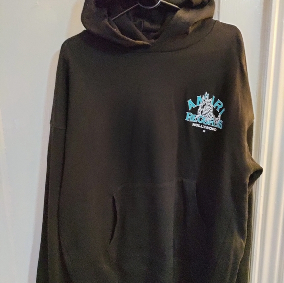 (used) AMIRI RECORDS WOLF HOODIE - Picture 2 of 4